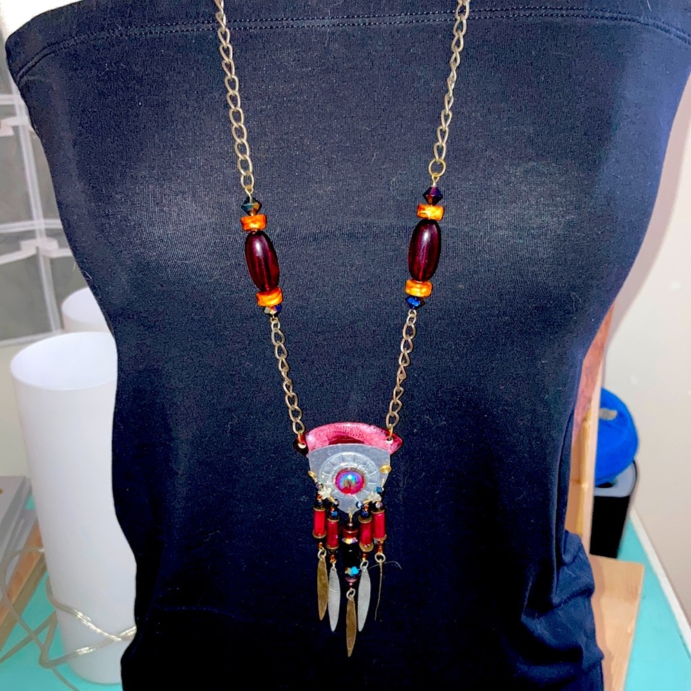 Gorgeous vintage BoHo piece necklace
